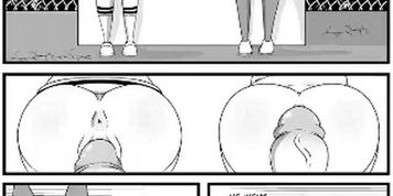 Kyoko and Misako screw for cash (River city girls porn comic by Laundrymom with VA and sfx)