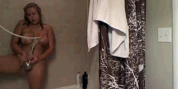 shower massage girl - video 1