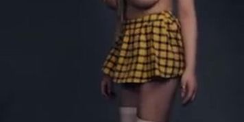 Tessa Fowler strip tease