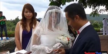 Asian bride cheats on husband right after the ceremony