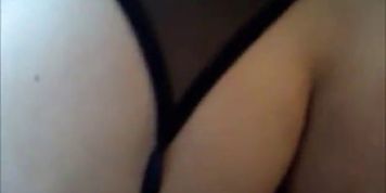 Asian wife gets her pussy fucked doggystyle