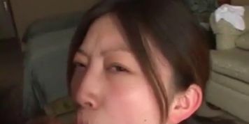 japanese doll takes a very nice facial