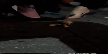 Under russian girls high heel shoes
