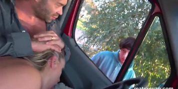 Pamela Rey'S Mature Van Debut - Big Boobs & Deepthroat