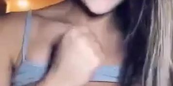 Pretty girl big tits joi.