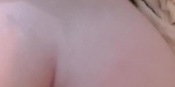 Doggy fucking my girlfriend while she cums on my dick