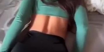 Bella gets cum before gym