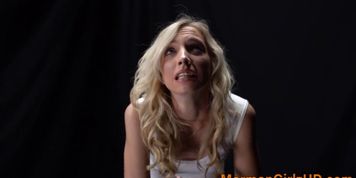 MORMONGIRLZHD - Mormon Teen Facialized While Sucking