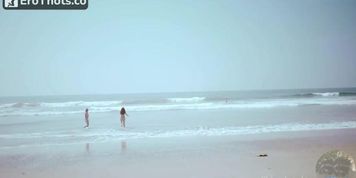 Nude Beach Day with Anny and her friend