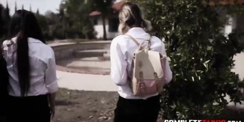 Two teens share facial