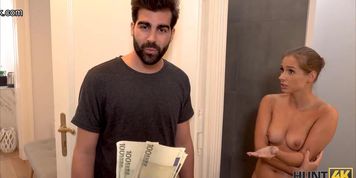 HUNT4K. Homeowner helps friend allowing him to penetrate his loved woman