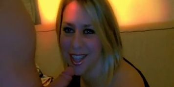 Italian Style Amateur Blowjob (Chubby Blondy)