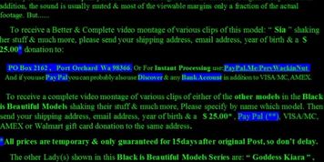 24th Black is Beautiful Web Models (promo)