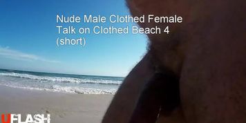 Dickflash for Teen on Public Beach