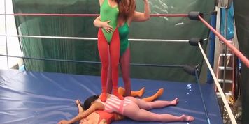 Spandex ring wrestling 