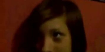 Real college girl goes freaky in front of her webcam - video 1