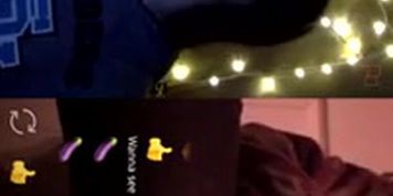College girl monster dick shock omegle flash