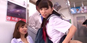 Screw My Cute Uniformed Daughter Very Hard Says Step-Mom To A Train Full Of Perverts Pmv