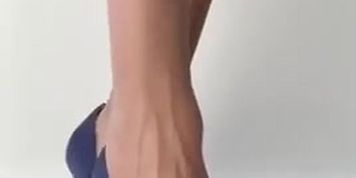 Sexy woman walking in heels compilation 