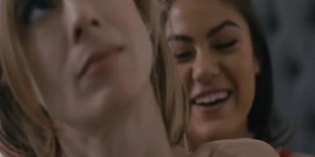 Aiden Ashley and Kendra Spade enjoys licking their wet pussies
