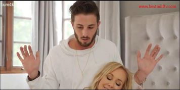 Blonde sexy MILF stepson rough sex (Brandi Love)