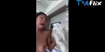 Halle Bailey Breasts Scene  in Halle Bailey Nude Breast Exposed In Prank