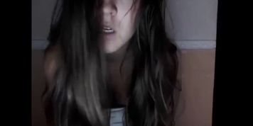 Amateur huge natural tits teen rough masturbating and cumming