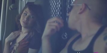Tied up hitchhiker fucked