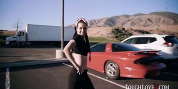 TOUGHLOVEX Big tit beauty Katrina Jade fucked outdoors