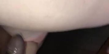 Fat stupid skeezer doggy style cumshot