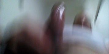 Tim's pumping up his thick fat 10 inch white dick
