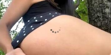 Kari masturbating outdoor and at house