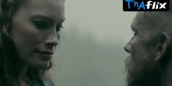 Alyssa Sutherland Butt,  Thong Scene  in Vikings