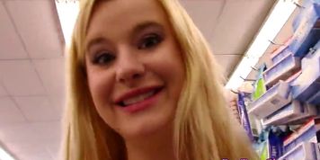 Pov blonde teen rides dick