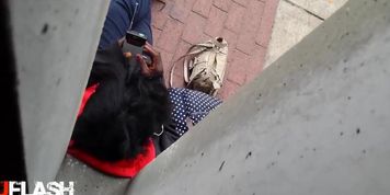 Cum on Black Girls Head
