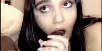 Latina slut Mulan loves sucking BBC