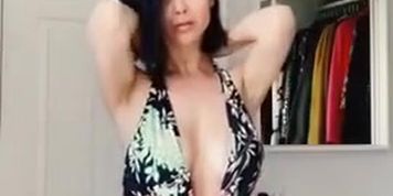EmmaG Swimsuit Striptease