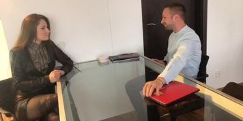 AmateurPorn Hot Girl Sex Skills At Job Interview Part1