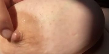 Close up nipple play