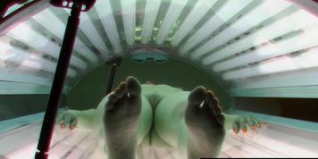 Spy Footage of Teen Girl in Solarium (Hiddencam___)