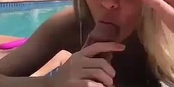 Amateur pool sex