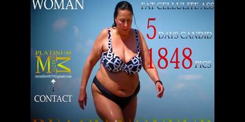 BIKINI BIG ASS, PAWG, BEACH VOYEUR, SO FAT SO JUICY!