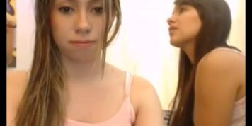 Four Hot Teens Strip Teasing On Webcam
