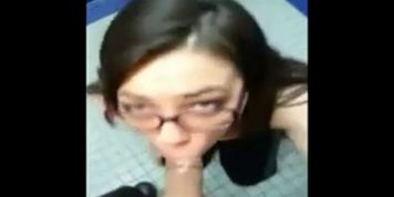 Amateur Coed public bathroom sex