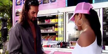HumiliatedSchoolGirls - Sexy black waitress gives full service to a big cock (Emy Reyes)
