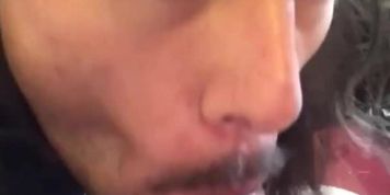 Quick hook up with delivery guy! Thick uncut Latino cock! 