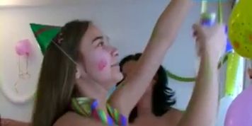Russian girls naked celebrations