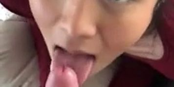 Asian Girl Gives BJ