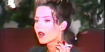 The incredible classic smoker Karii smoking sexy