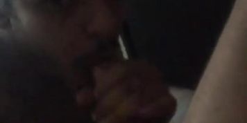 Sucking off straight tweaker